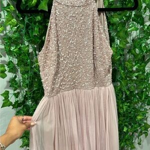 Elegant Sequin Womens Dress